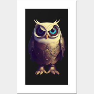 The Great Horn Owl Posters and Art